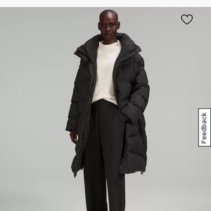 Lululemon Long Oversized Down Jacket